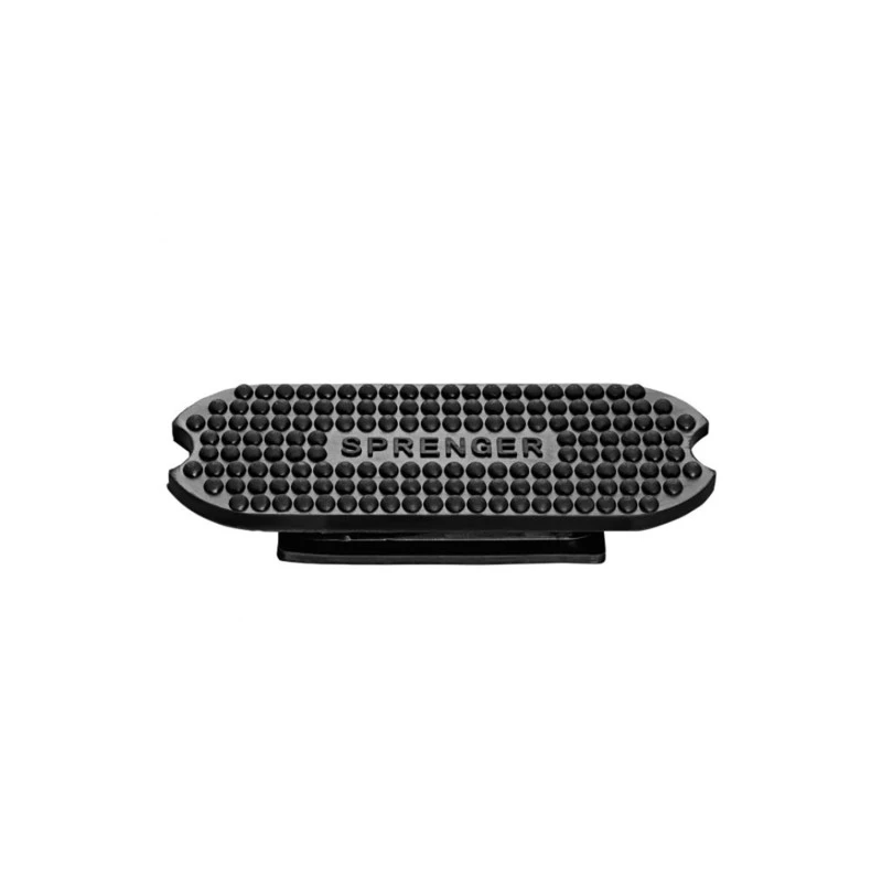 STIRRUP PADS FOR SYSTEM-4 STIRRUPS - RUBBER BLACK, SIZE 120 MM
