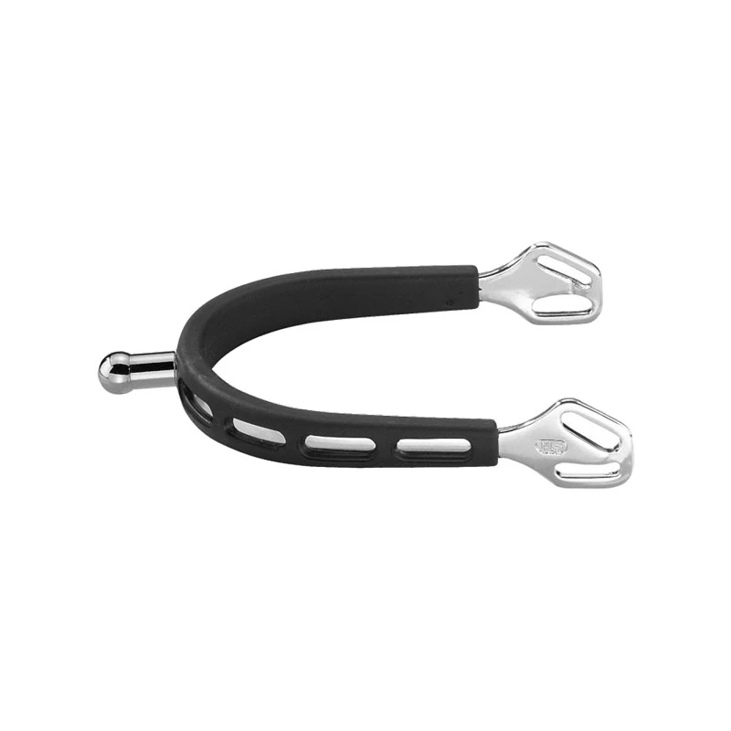ULTRA fit EXTRA GRIP spurs with Balkenhol fastening - Stainless steel, 20 mm ball-shaped