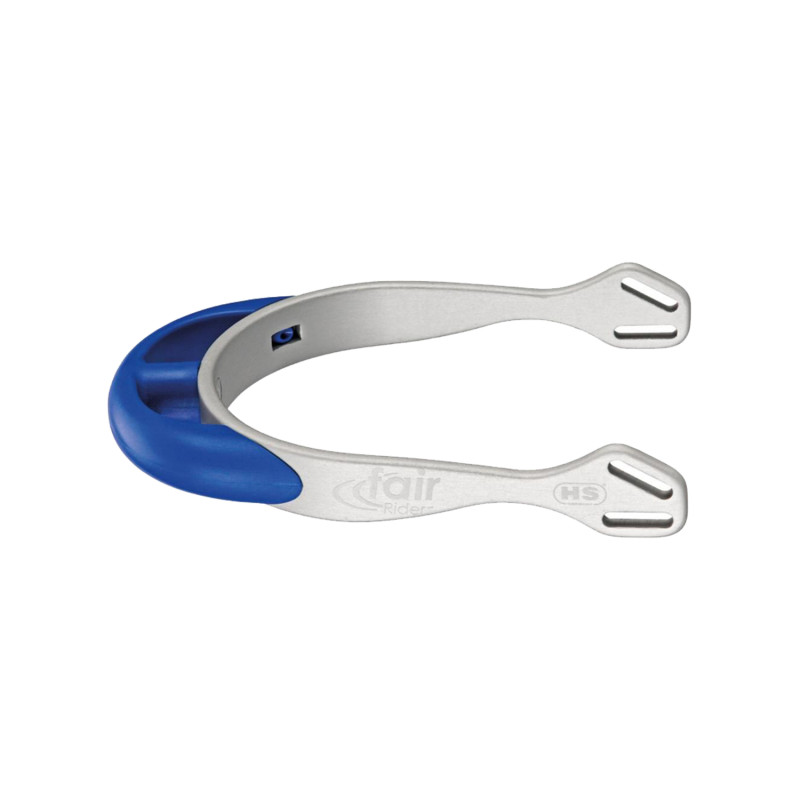 Spurs Fairrider Aluminiun Rounded Neck Blue 20mm
