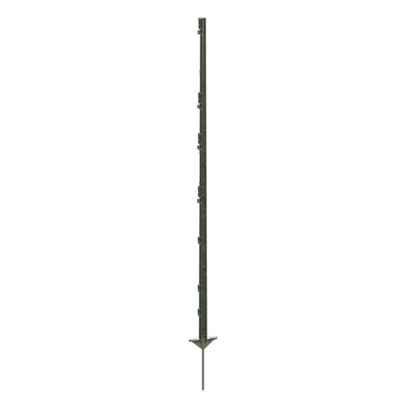 156CM PLASTIC POST EXPERT WITH DOUBLE STEP GREEN
