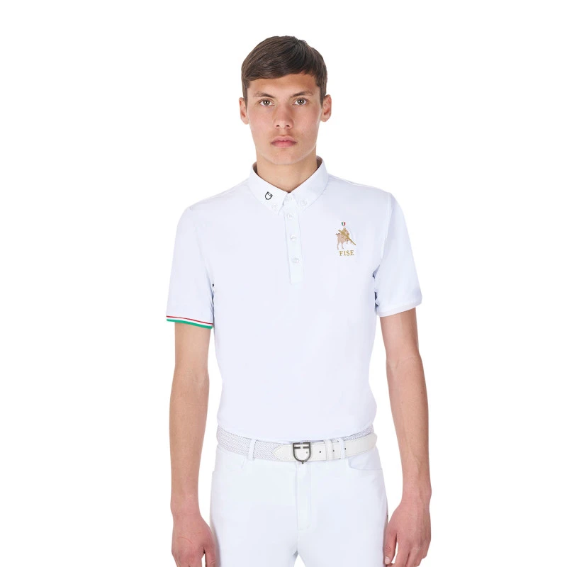 Polo de hombre de concurso Equestro X FISE