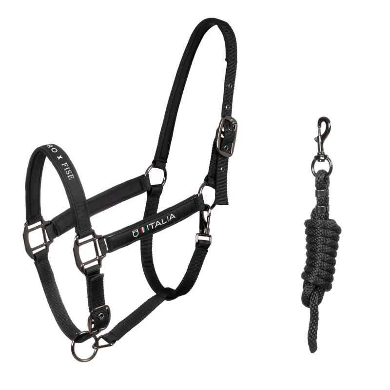 Padded halter double adjustment Equestro X FISE