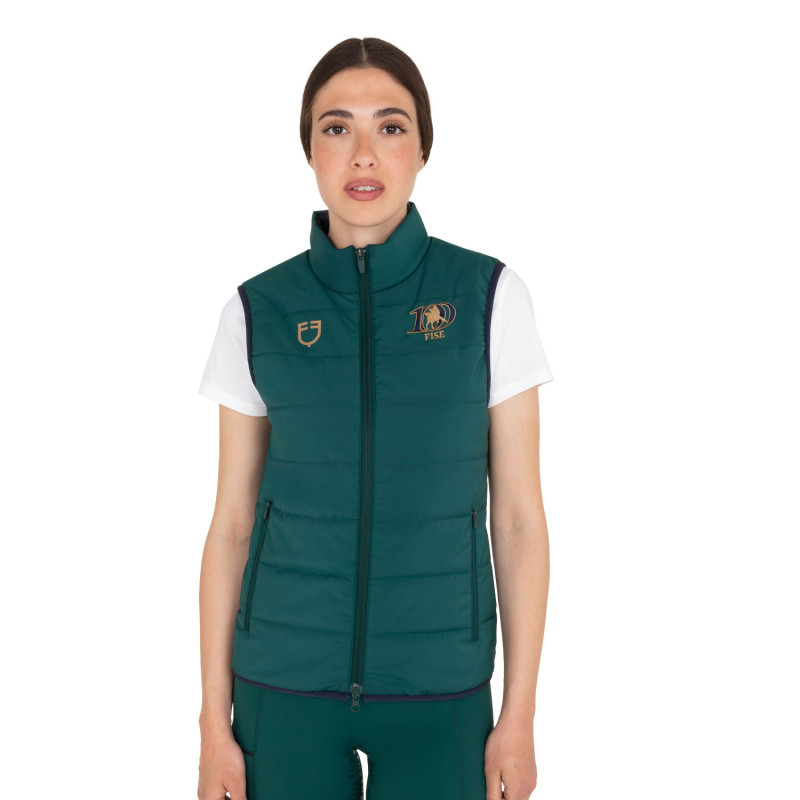 Women's slim fit vest Equestro X FISE 100