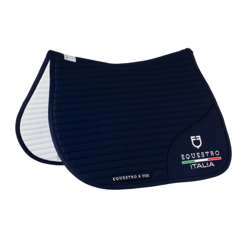 Spring-Schabracke mit gesticktem Logo Equestro X FISE