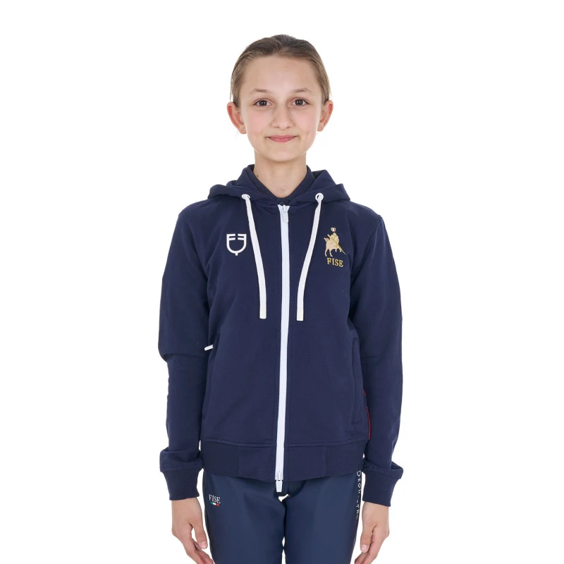 Kids' unisex hoodie Equestro X FISE
