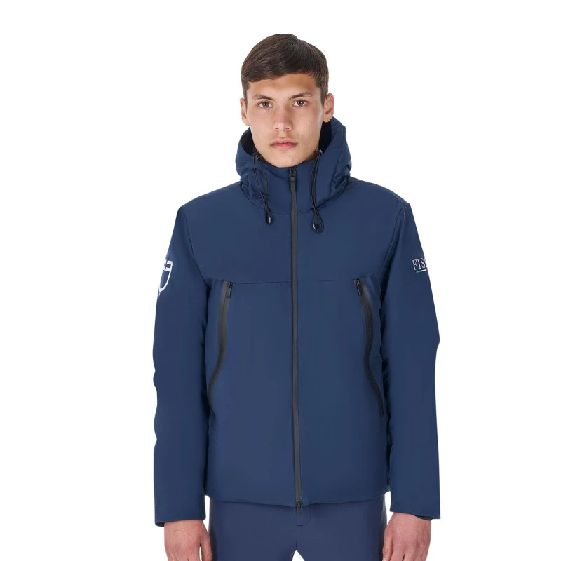 Men's waterproof puffer jacket Equestro X FISE