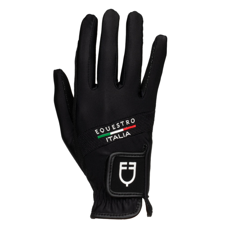 Gloves in technical fabric Equestro X FISE