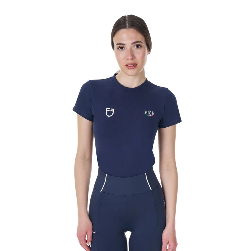 Women's slim fit T-shirt Equestro X FISE