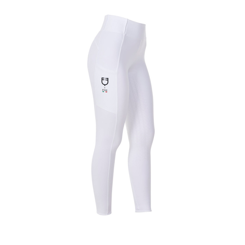 Women's slim fit full grip leggings Equestro X FISE