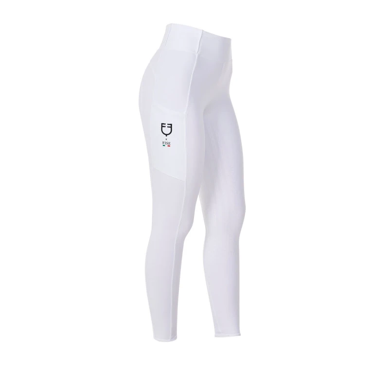 Women's slim fit full grip leggings Equestro X FISE