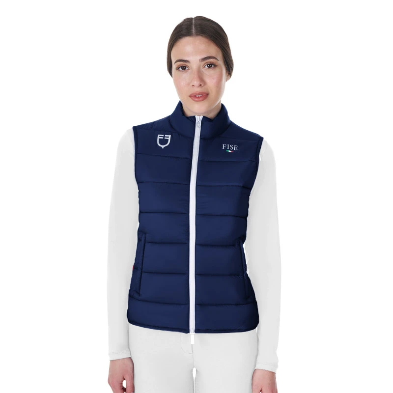 Women's slim fit vest Equestro X FISE