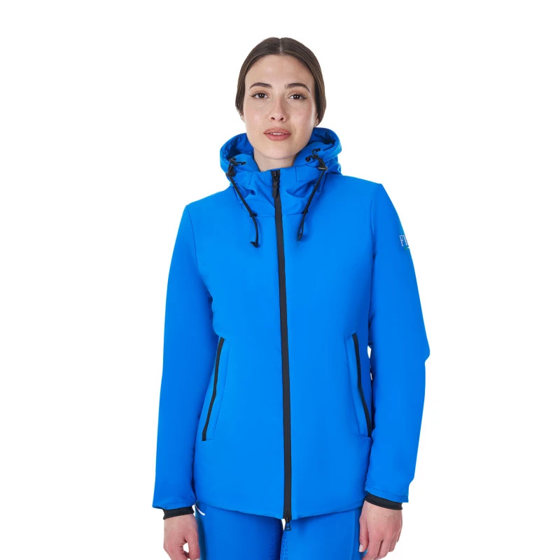Women's waterproof puffer jacket Equestro X FISE
