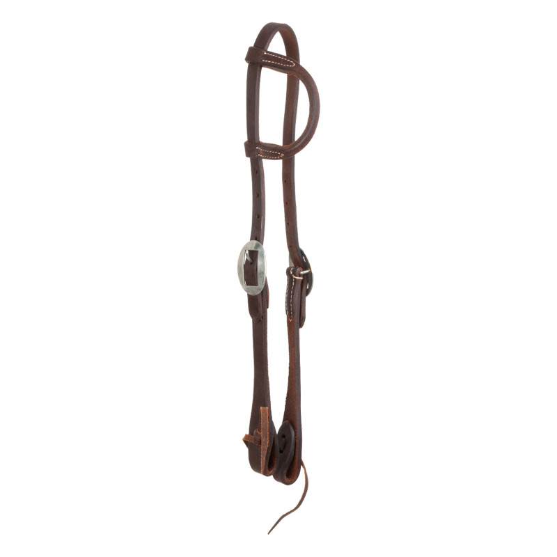 One-ear leather headstall