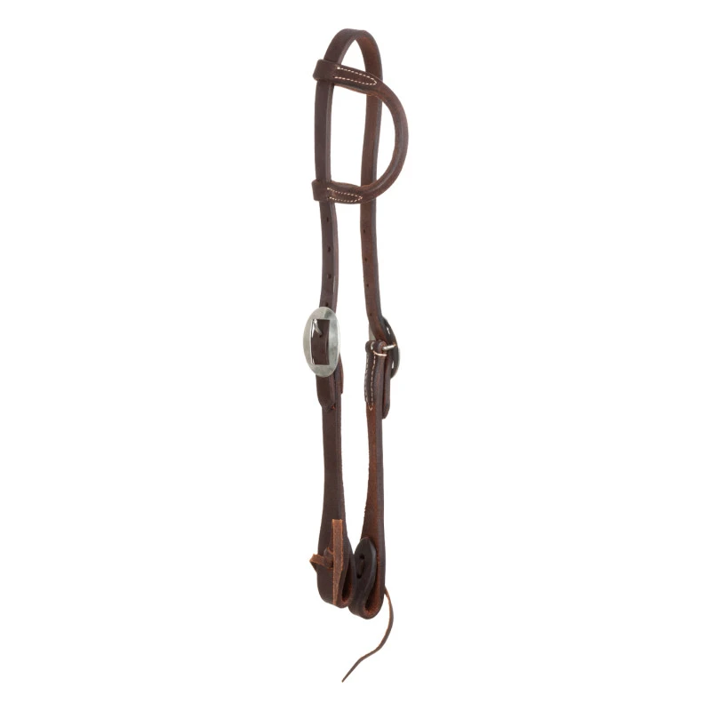 One-ear leather headstall