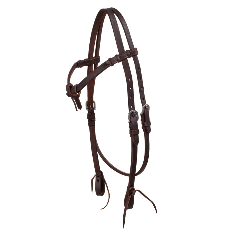 Western Bridle Knot On The Browband