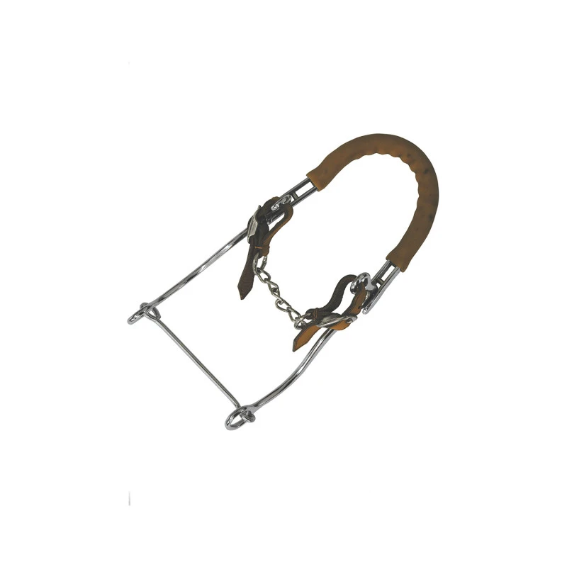 Hackamore cromado de patas largas