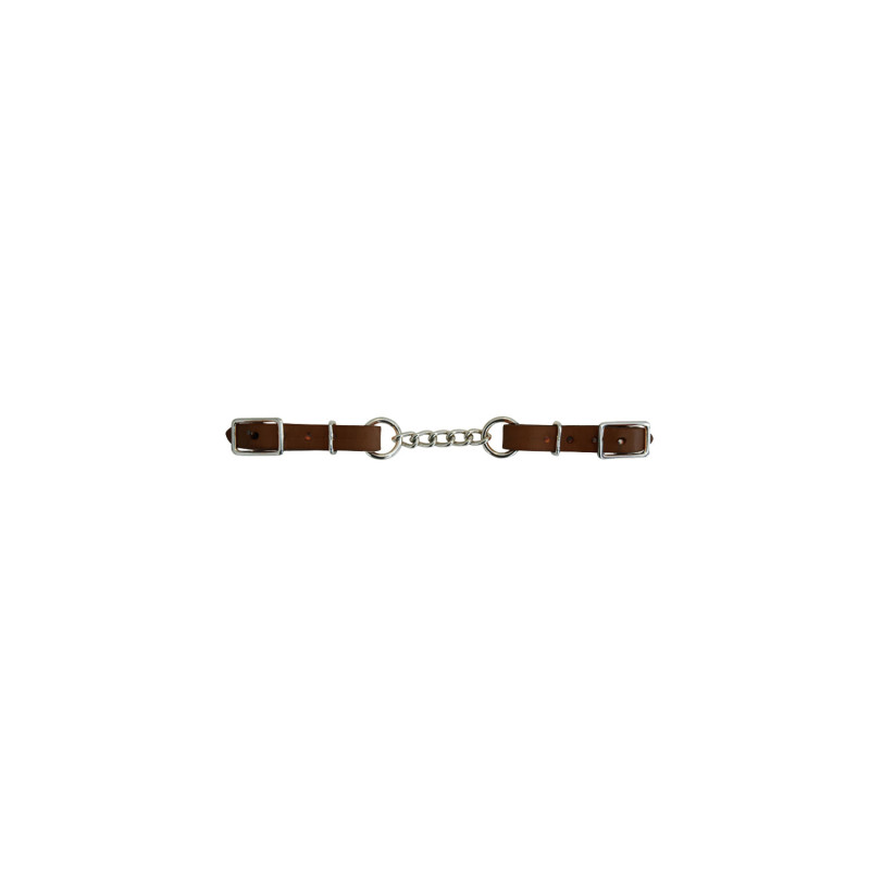 Leather Curb Chain
