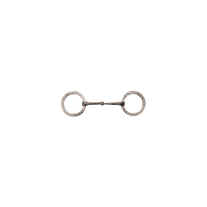 POOL'S FLAT RING SNAFFLE BIT