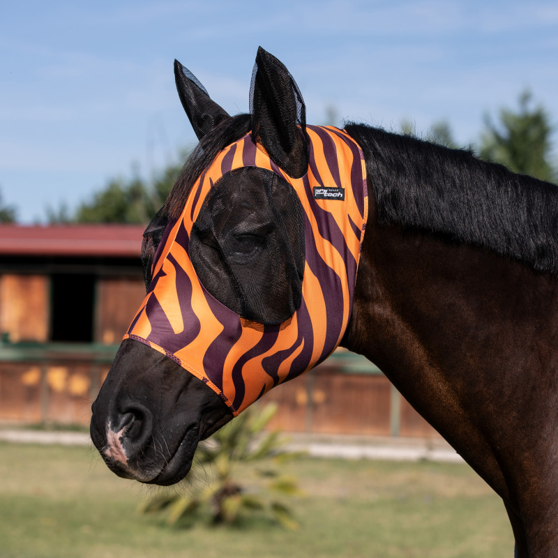 Anti-fly mask with ear cover net