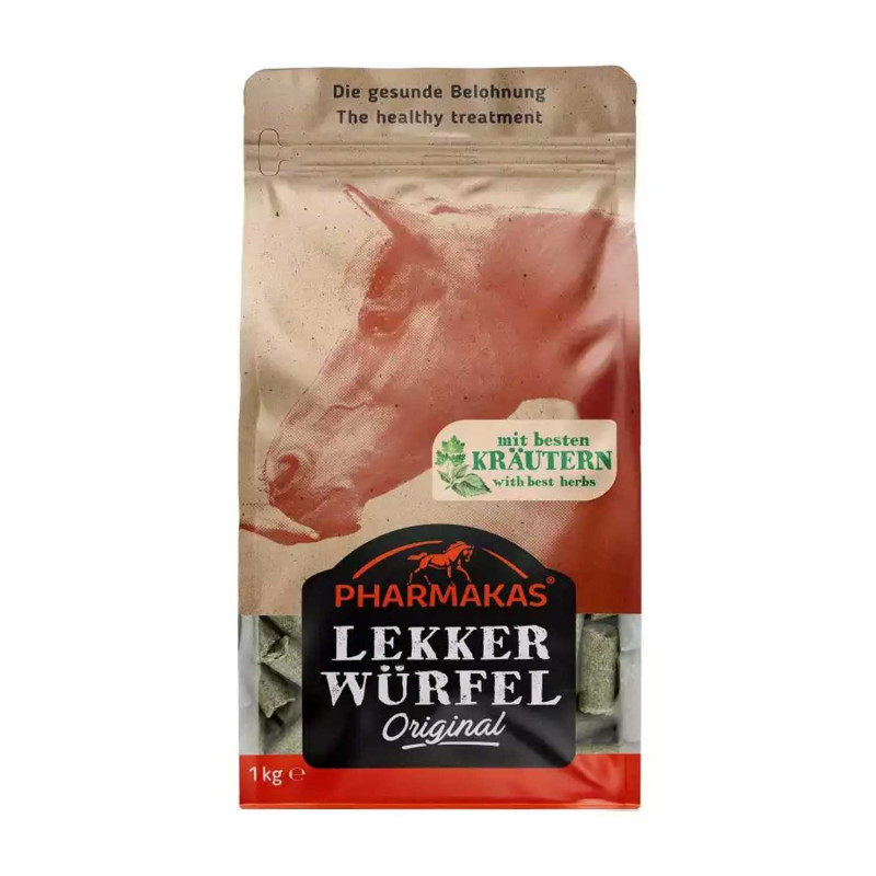 Pharmaka Lekkerwurfel Snack Herbs 1 Kg