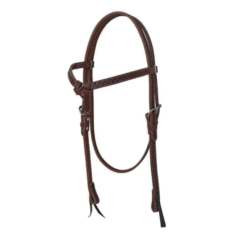 TESTIERA WESTERN CON LAVORAZIONE SNAKE