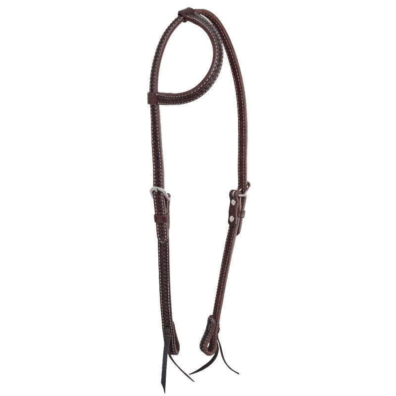 Pool'S One Ear Headstall 23748 With Basket Tooling