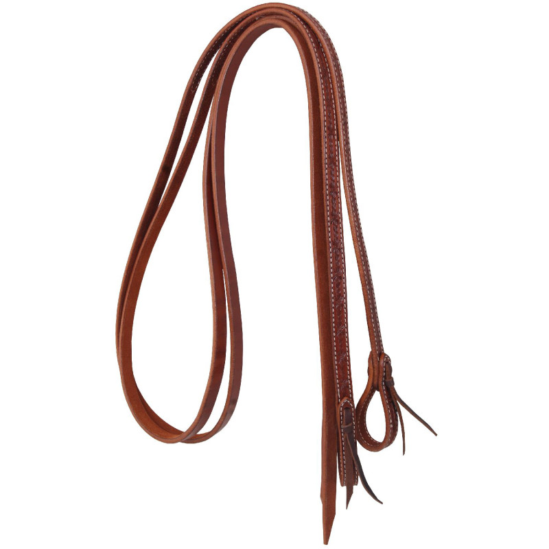 Pool'S Split Reins 3230 With Barbwire Tooling