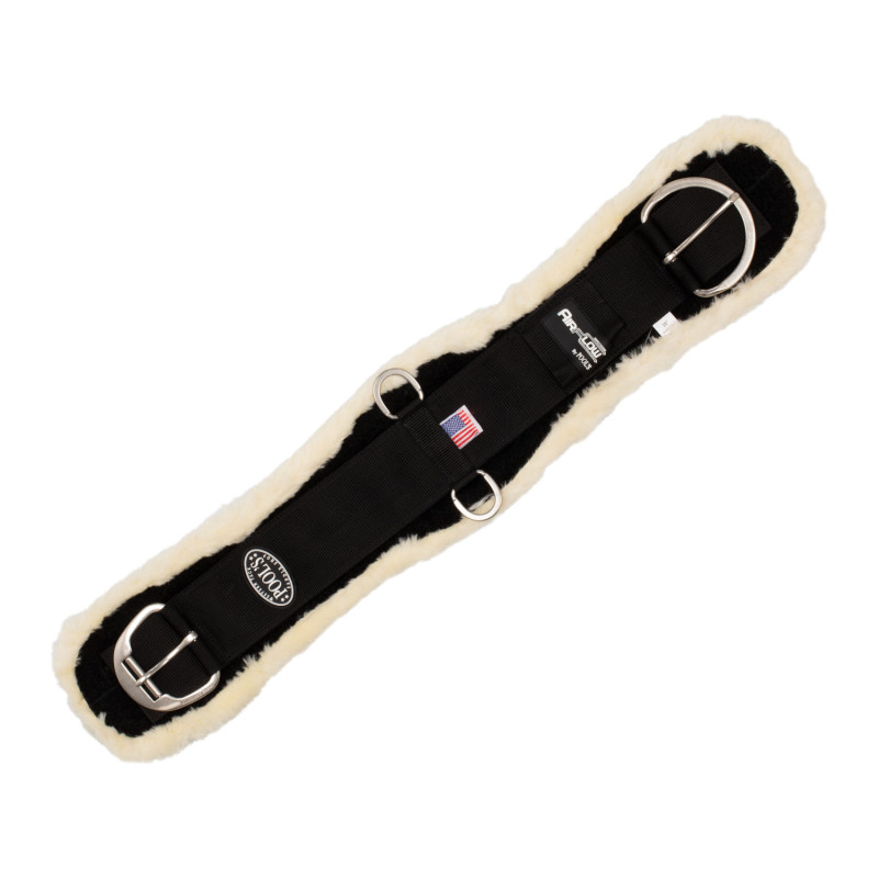 Airflow Comfort Western Girth With Synthetic Wool