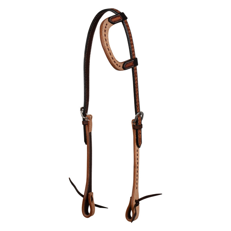 Western Headstall 1 Ear Bicolor