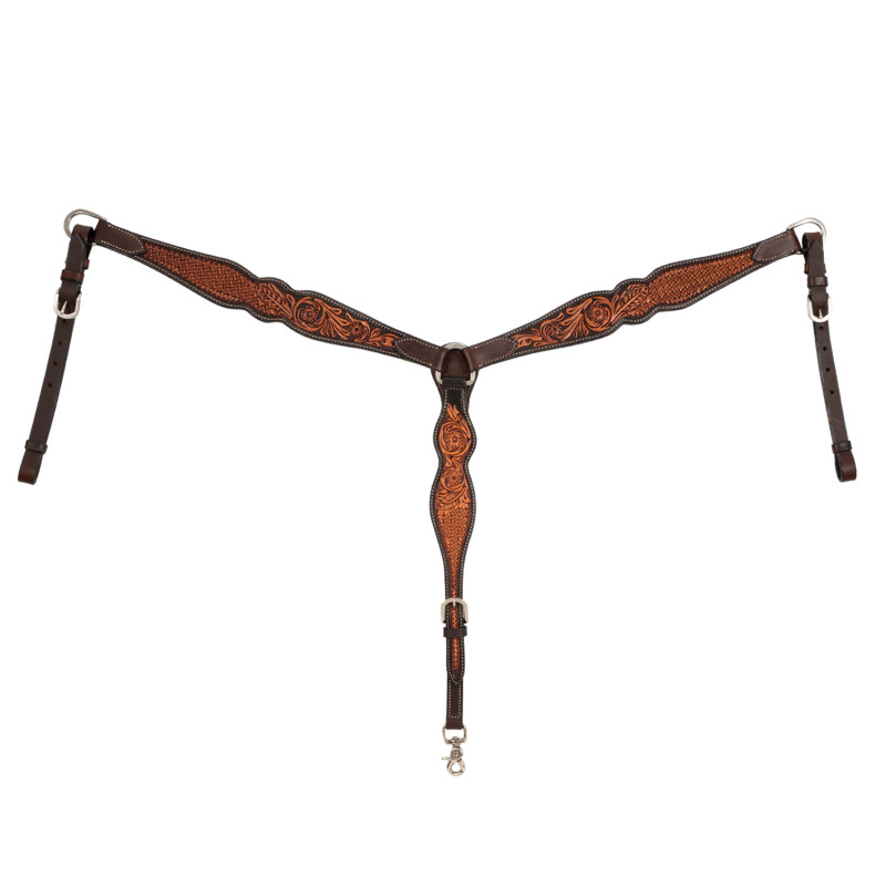 Western Chestpiece Floral Pattern