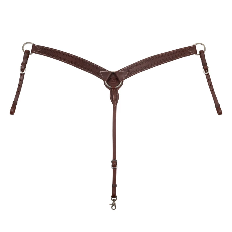 Peitoral western de couro
