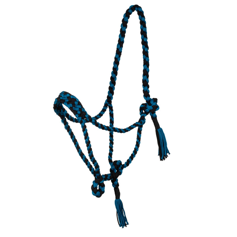 Braided nylon halter