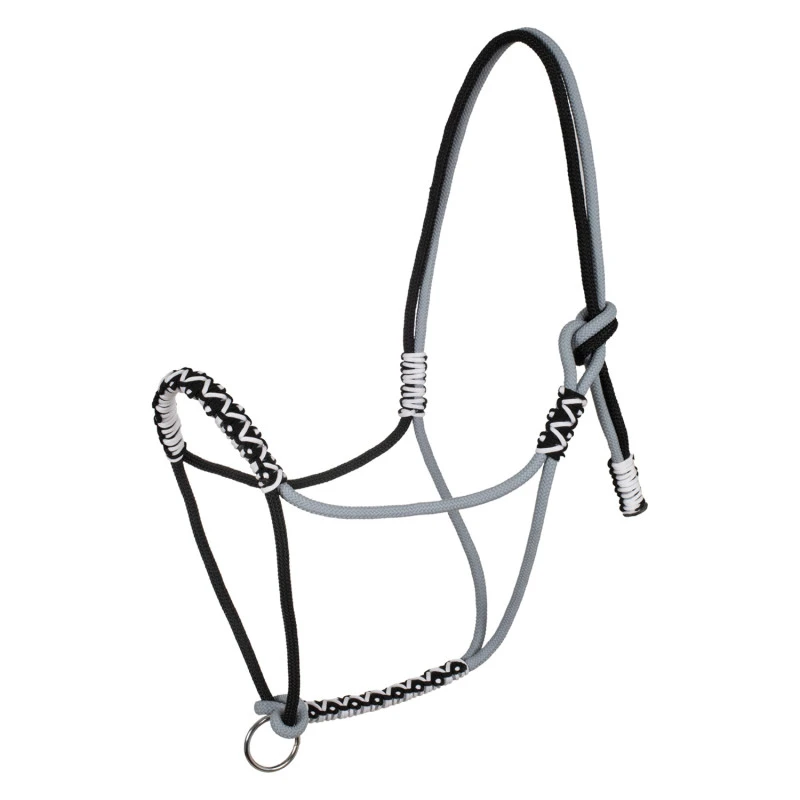 Braided halter with decorations