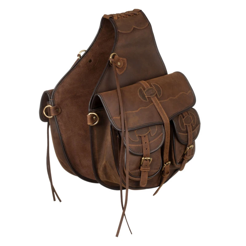 Westliche Tasche aus verziertem Leder