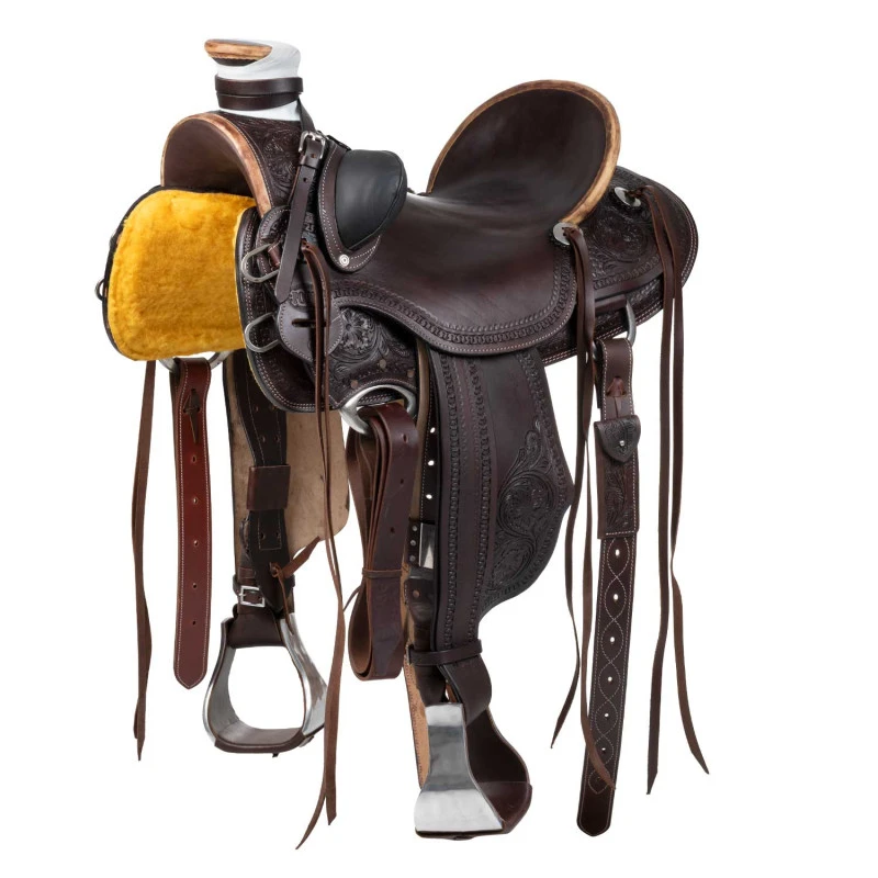Silla western wade ranch flower tooling
