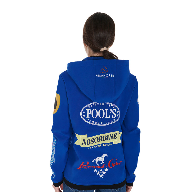 Unisex multilogo fleece softshell jacket