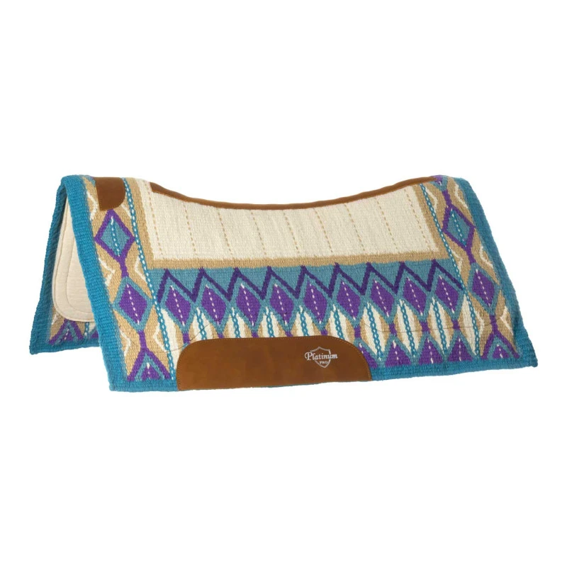 KONTOURIERTES SATTELPAD MIT WOLLLDECKE 34X36