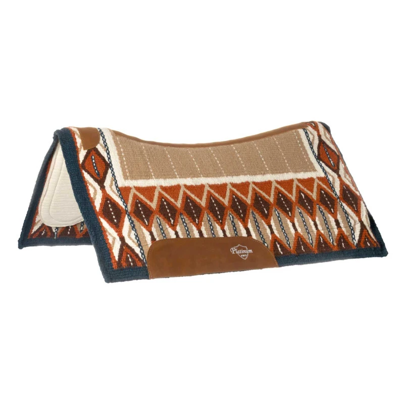 KONTOURIERTES SATTELPAD MIT WOLLLDECKE 34X36