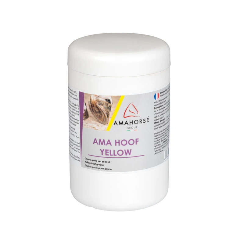 Ama Hoof amarelo graxo para cascos (1000 ml)