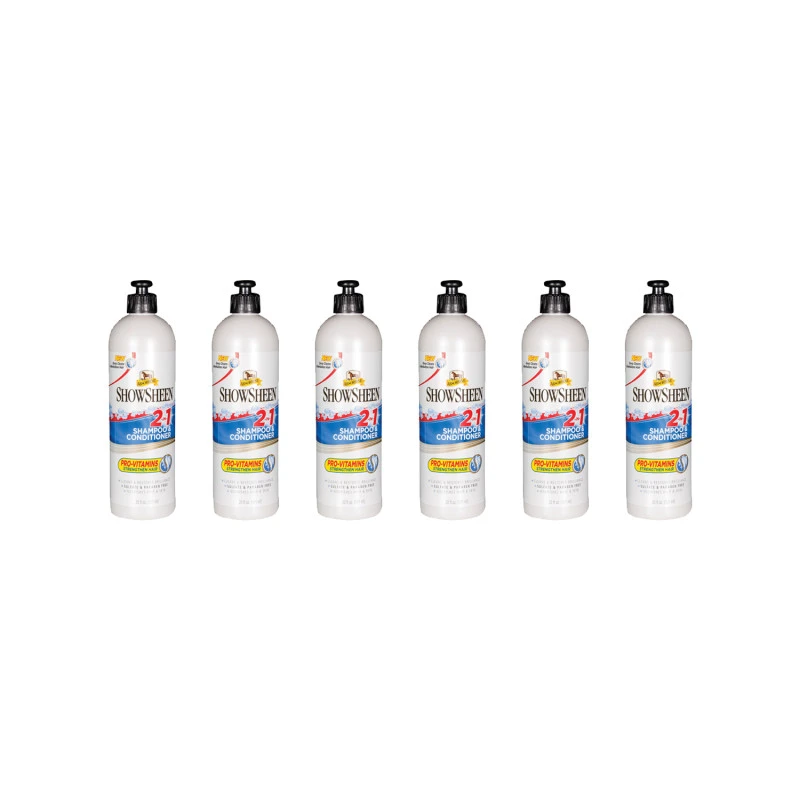 Shampoo et après-shampoing Showsheen (591 ml) boîte de 6 pièces