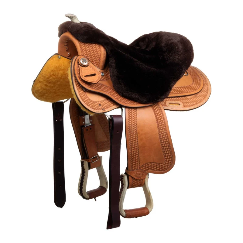 WESTERN SADDLE SHEEP SKIN  SEAT COVER