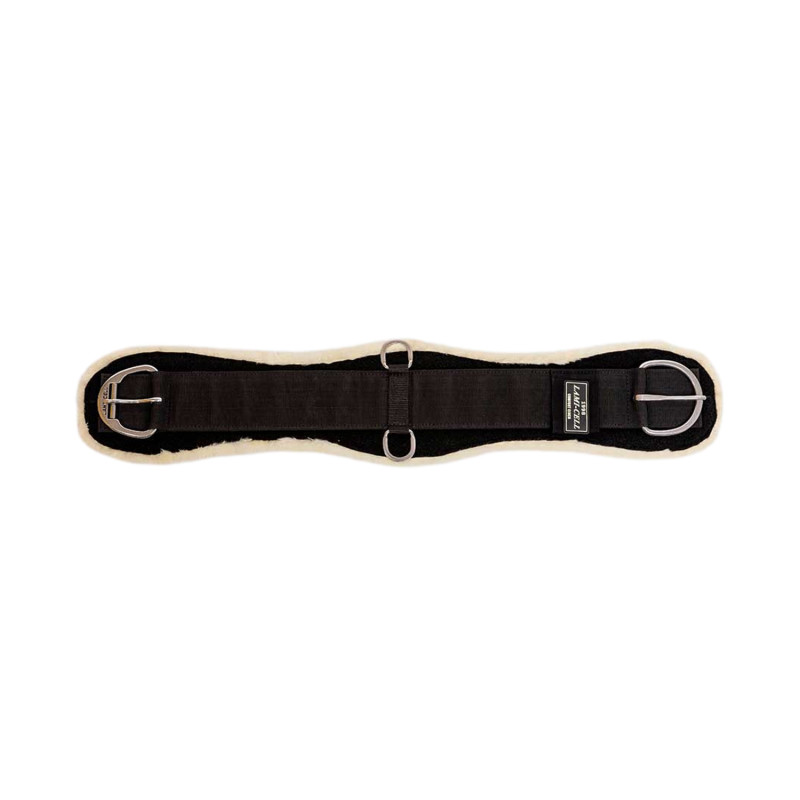 Western Girth With Detachable Synthetic Wool