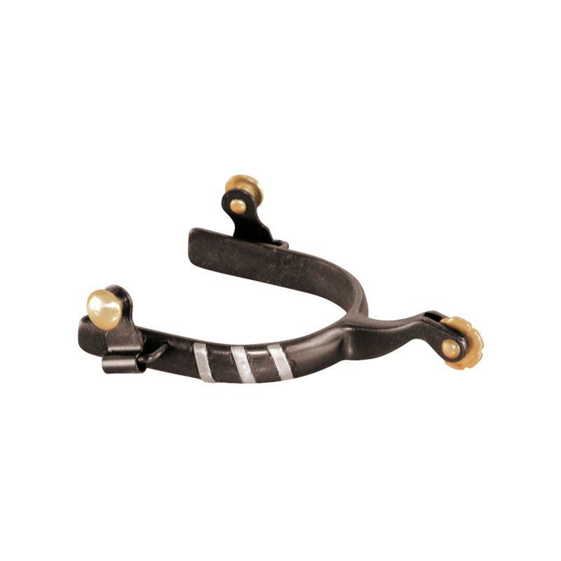 Western Spurs Black Iron/Stainless Steel