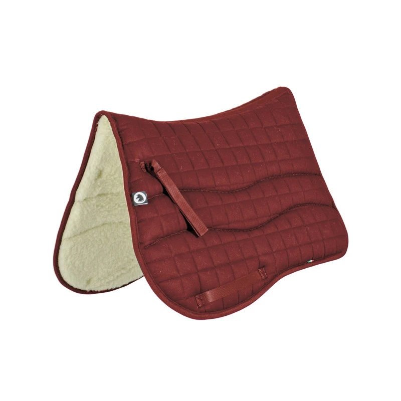 Silla rectangular de lana con algodón