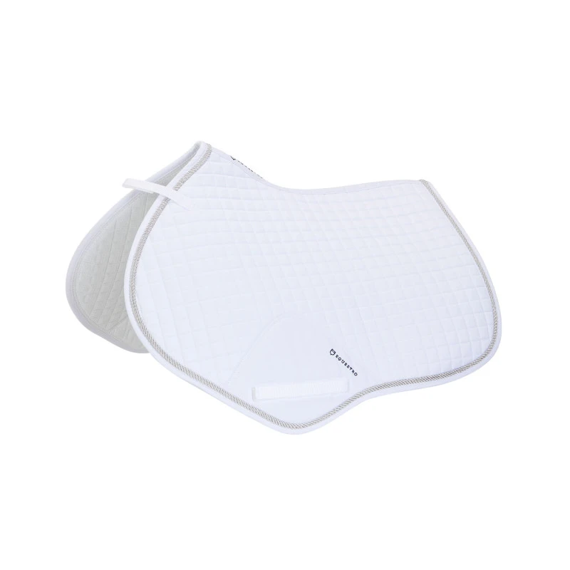 Shaped jumping saddle pad in cotton