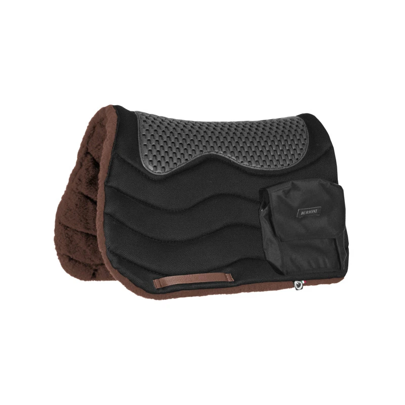TREKKING SADDLE PAD WITH POCKETS TT/HD FLEECE + FEATHER PAD