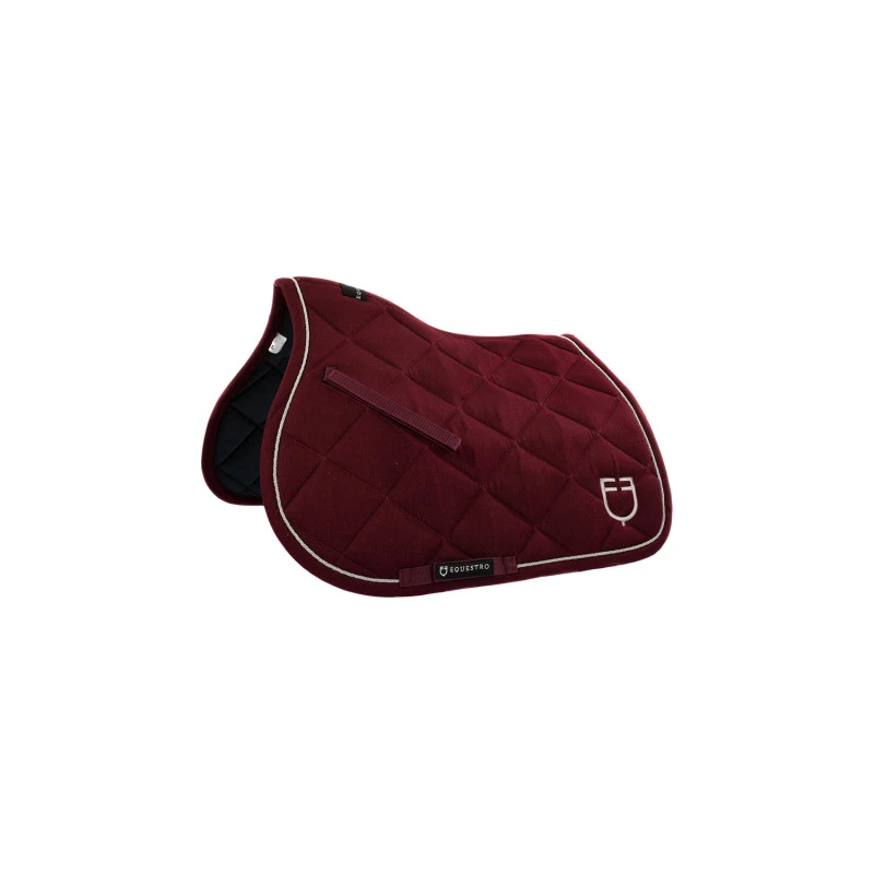 Pony-Springschabracke aus Baumwolle mit Logo
