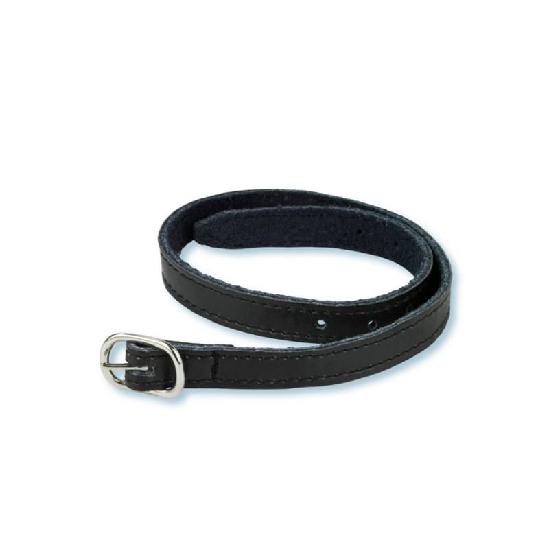 STUBBEN LEATHER SPUR STRAPS, 45 CM BLACK (1 Pair)