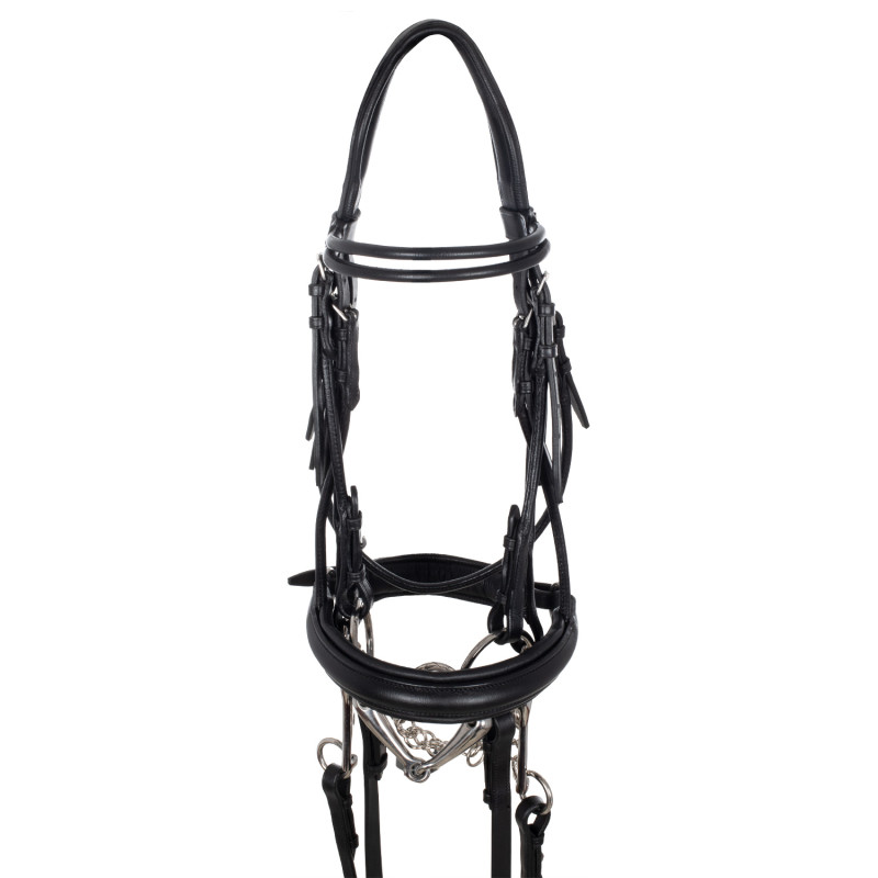Dressage Bridle Double Round Browband