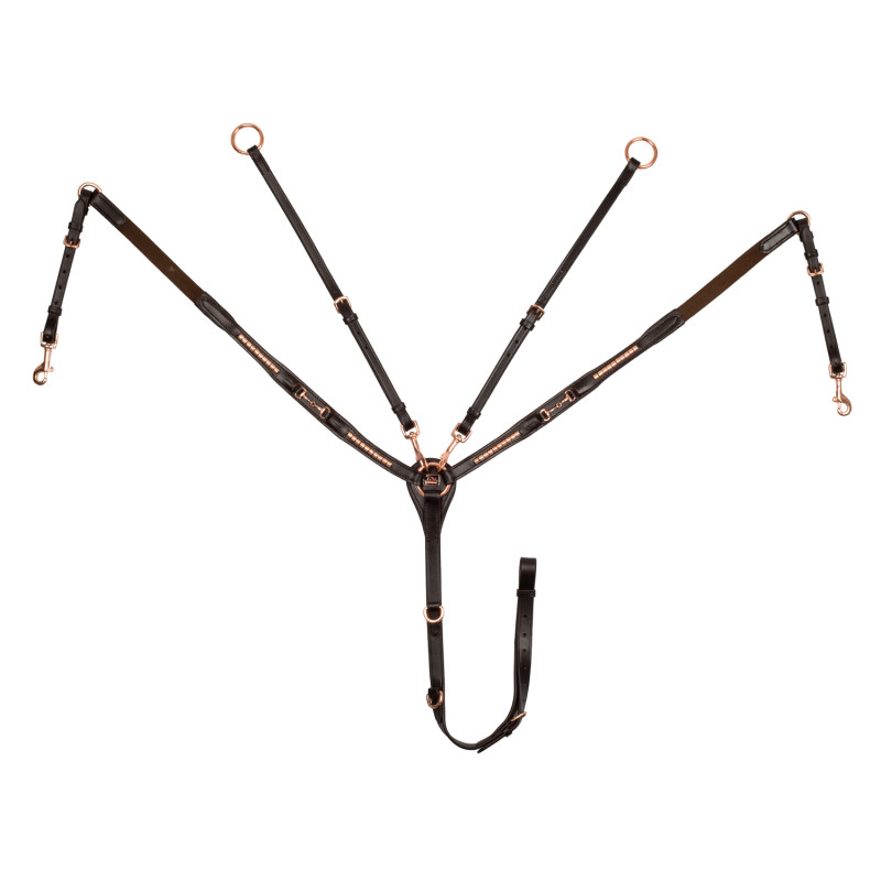 Breastplate With Tread Details Leather Fork